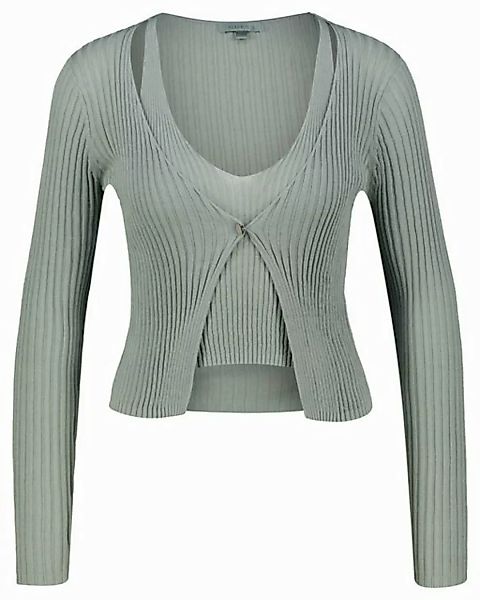 Guess Strickpullover Damen Cardigan Doppellagig (1-tlg) günstig online kaufen