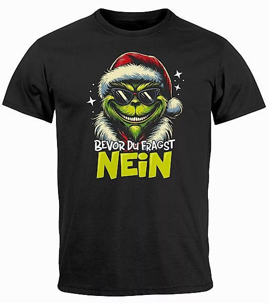 MoonWorks Print-Shirt Herren T-Shirt Weihnachten Anti günstig online kaufen