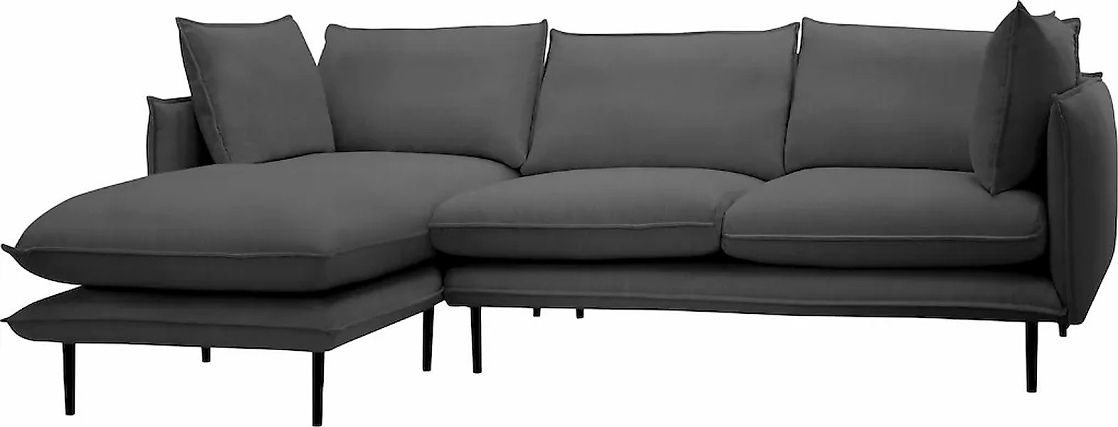 Home affaire Ecksofa "Somba L-Form" mit dickem Keder, Ottomane wahlweise li günstig online kaufen