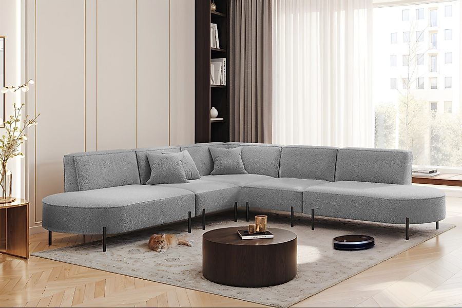 Fun Möbel Ecksofa Sofa VALENCIA Seite günstig online kaufen