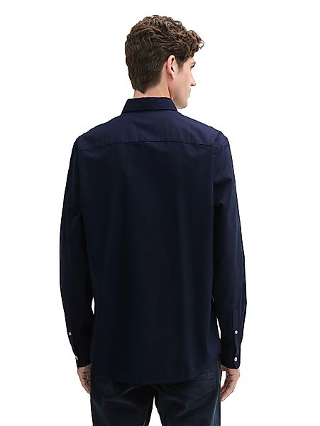 TOM TAILOR Langarmhemd "Oxford" mit Brusttasche günstig online kaufen