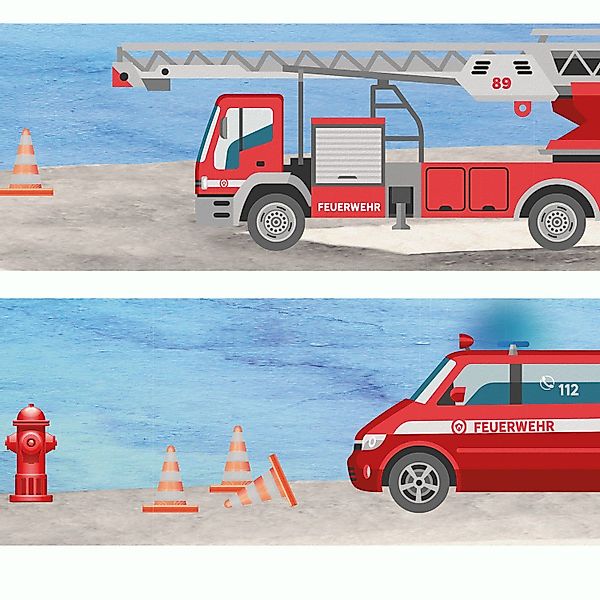Sunnywall Bordüre Feuerwehr (Bordüre - 400 günstig online kaufen