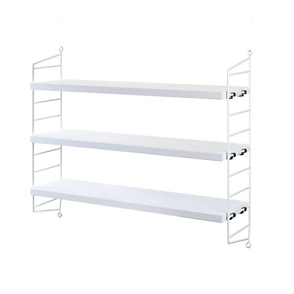 String Pocket Wandregal Holz Weiß günstig online kaufen