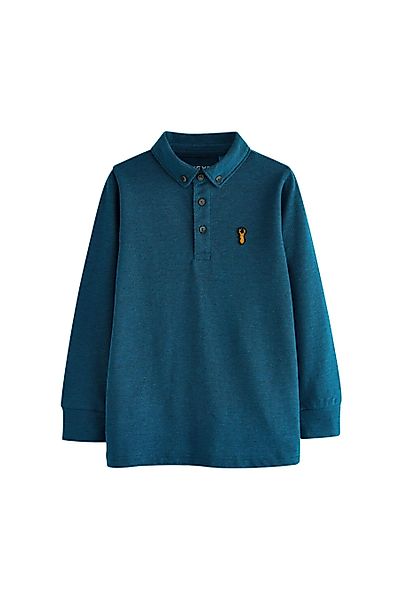 Next Langarm-Poloshirt Langärmeliges Poloshirt aus 100 % günstig online kaufen