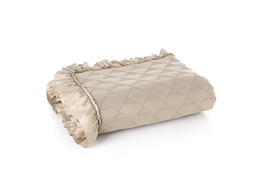 Eurofirany Tagesdecke VANESA & LIBI, Stepppdecke mit Rüschen Bettüberwurf g günstig online kaufen