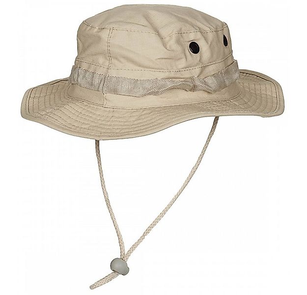 MFH Outdoorhut US GI Buschhut, mit Kinnband, GI Boonie, Rip Stop, khaki - X günstig online kaufen