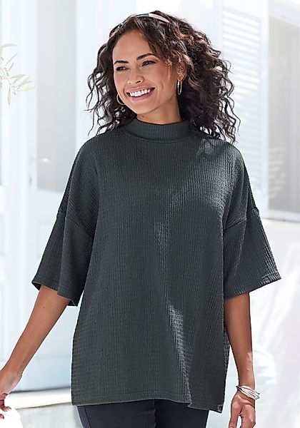 LASCANA Kurzarmshirt mit Stehkragen (2er-Pack) aus günstig online kaufen