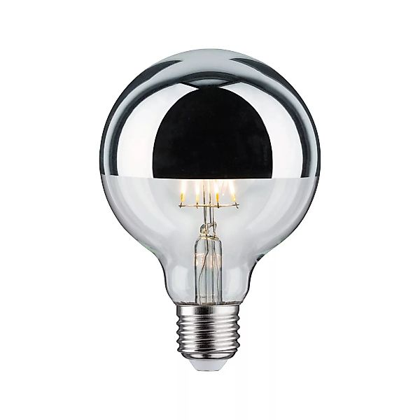 LED-Lampe E27 827 6,5W Kopfspiegel silber günstig online kaufen