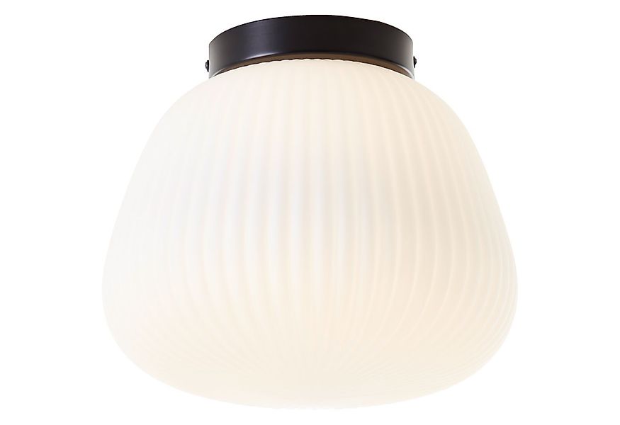 Lightbox Deckenleuchte, ohne Leuchtmittel, Deckenlampe mit geriffelten Opal günstig online kaufen