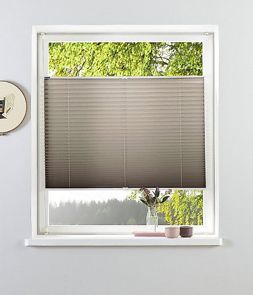 Bruno Banani Plissee Lagos, Lichtschutz, ohne Bohren, verspannt, Klemmfix, günstig online kaufen