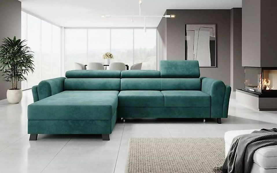 Luxusbetten24 Schlafsofa Designer Sofa Massimo, mit Stauraum und Schlaffunk günstig online kaufen