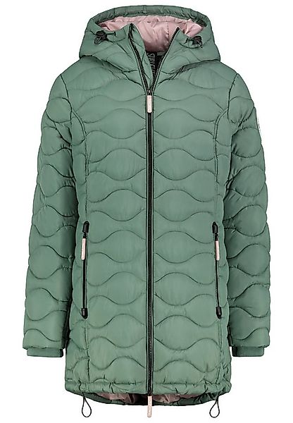 SUBLEVEL Steppjacke Damen Mantel mit Kapuze Parka lange Winter Jacke günstig online kaufen