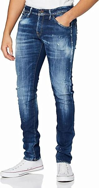 Jack & Jones 5-Pocket-Jeans Low Rise Hose Slim in Blau günstig online kaufen