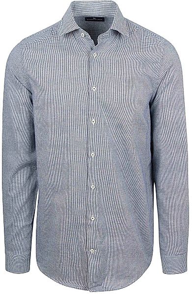 Suitable Hemd Flanel Pepita Blau - Größe M günstig online kaufen