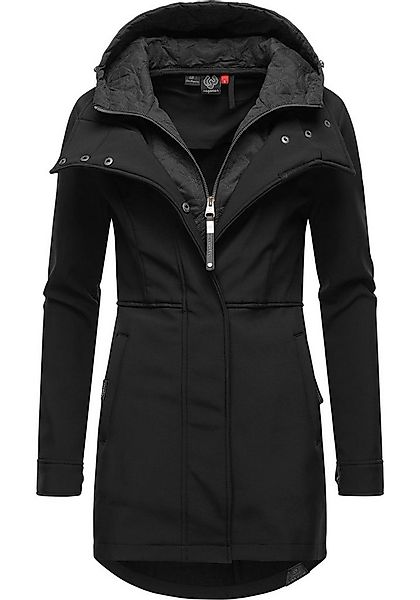 Ragwear Softshellmantel Ybela sportliche, gefütterte Outdoorjacke mit Kapuz günstig online kaufen