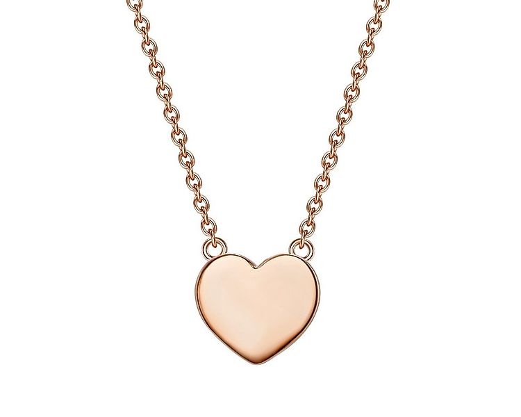 Lulu & Jane Collier Herz roségold günstig online kaufen