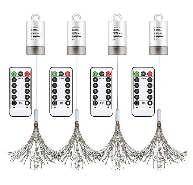 Merry 2024 Lichterkette LED Feuerwerk Hängestern Lichterketten, Weihnachtsd günstig online kaufen