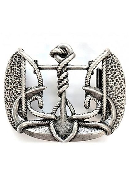 Rettungsring Gürtel Gürtelschnalle "Anker Eckig Silber" günstig online kaufen