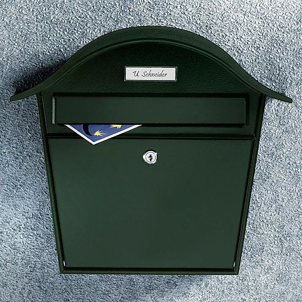 Grüner Briefkasten Holiday 5842 aus Stahl günstig online kaufen