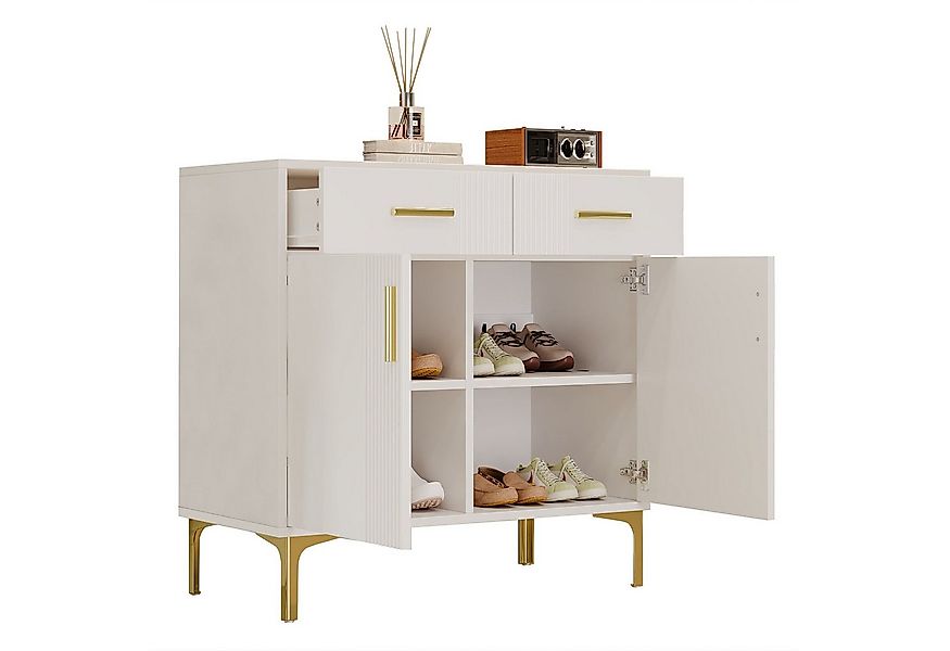 Refined Living Sideboard Kommode mit 2 Türen und 2 Schubladen,Aufbewahrungs günstig online kaufen