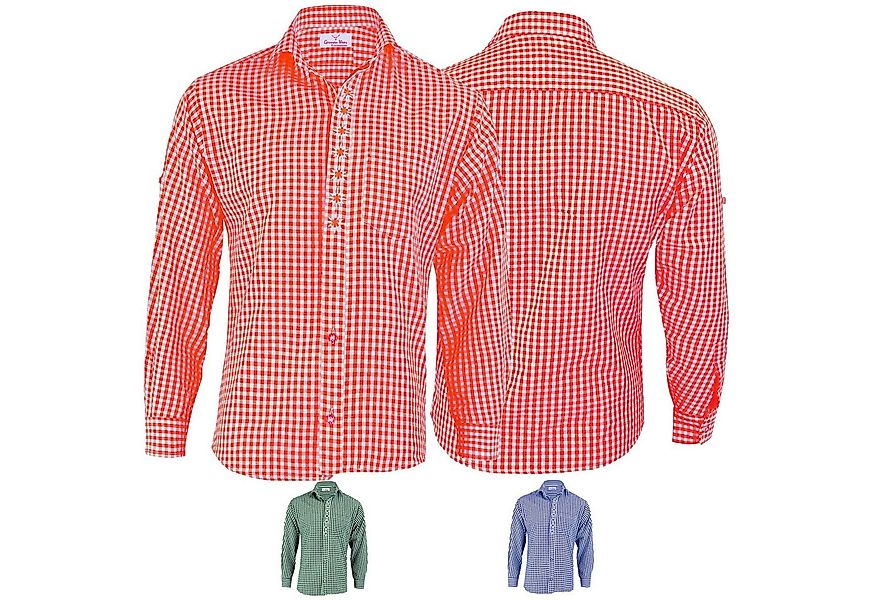 German Wear Trachtenhemd GW1203-EW Trachtenhemd für Trachtenlederhose mit E günstig online kaufen