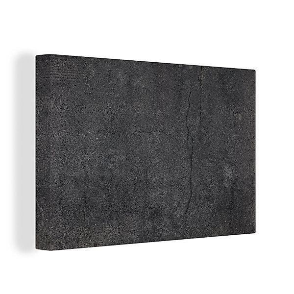 OneMillionCanvasses® Leinwandbild Beton - Schwarz - günstig online kaufen