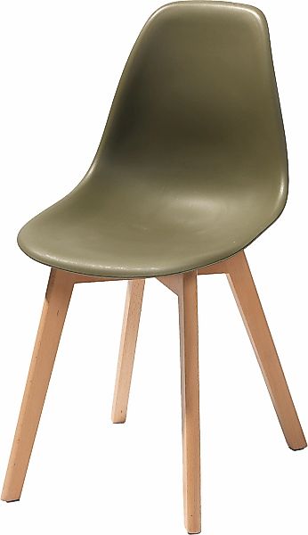 Essentials Stapelstuhl "Keeve", 1 St., grün, ohne Armlehne günstig online kaufen