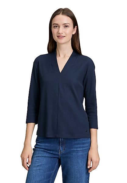 Betty&Co 3/4-Arm-Shirt Damen Casual-Shirt mit V-Ausschnitt günstig online kaufen