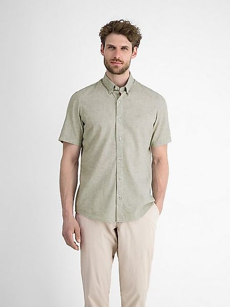 LERROS Kurzarmhemd LERROS Kurzarmhemd mit verdecktem Button-down-Kragen günstig online kaufen