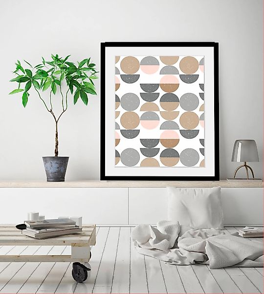 queence Bild »Punkte«, Abstrakt-Kunst-Figuren, HD Premium Poster-Druck inkl günstig online kaufen