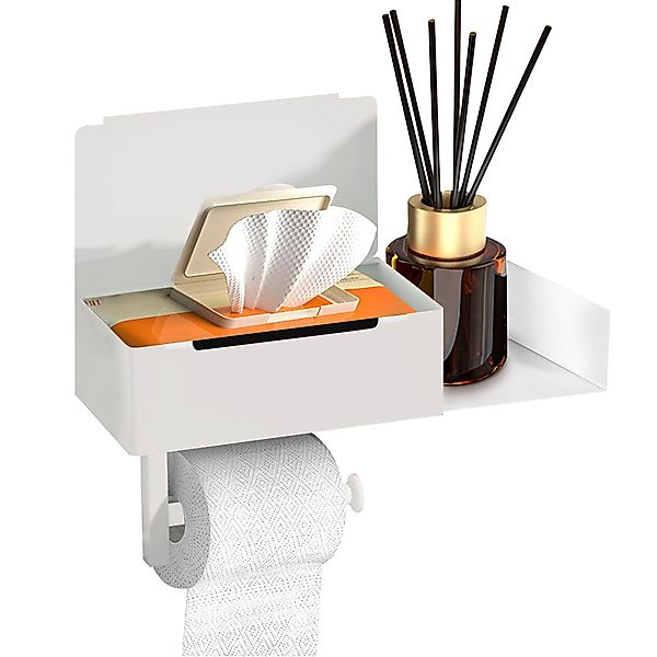 DAKYAM Toilettenpapierhalter Edelstahl Toilettenpapierhalter selbstklebend günstig online kaufen
