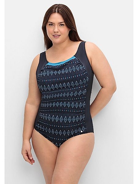 Sheego Badeanzug Große Größen mit Ethnoprint günstig online kaufen