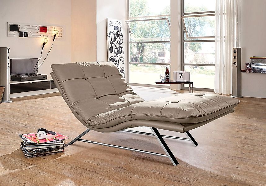 W.SCHILLIG Relaxliege »daily dreams«, in Waffelkissen-Optik, wahlweise mit günstig online kaufen