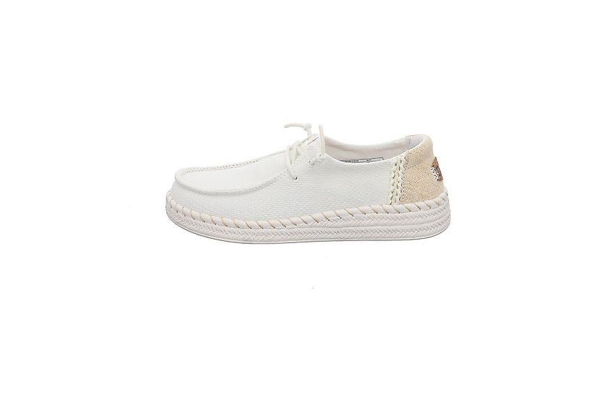 Hey Dude Wendy Espadrille Woven White Sneaker günstig online kaufen