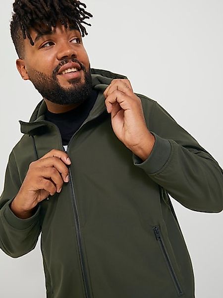 Jack & Jones PlusSize Softshelljacke "JJEBASIC mit Kapuze und wasserabweise günstig online kaufen