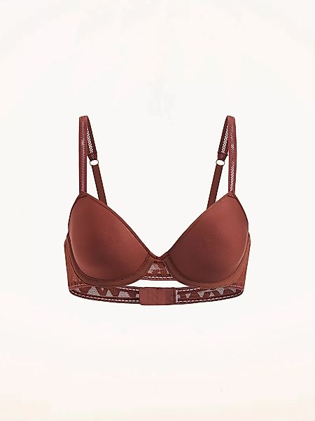 Wolford - Net Logo Soft Cup Bra, Frau, caramel, Größe: 75B günstig online kaufen