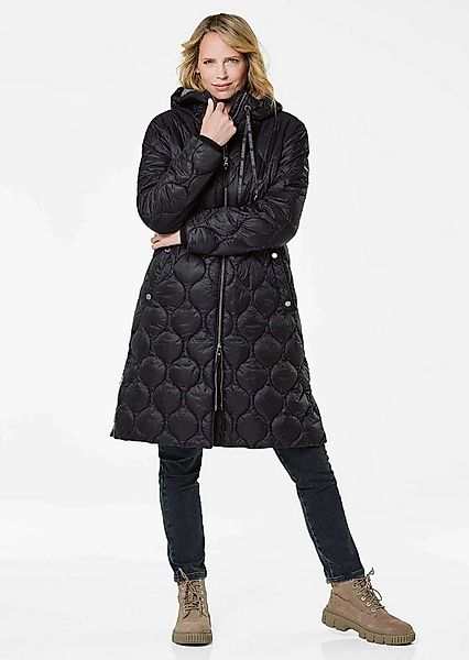 GOLDNER Jerseyblazer Kurzgröße: Wintermantel mit Stehkragen und Kapuze Wärm günstig online kaufen