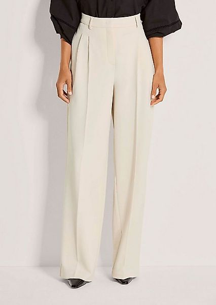 MADELEINE Stoffhose Stoffhose mit Bügelfalten Jerseyhose mit Formbund, Gürt günstig online kaufen