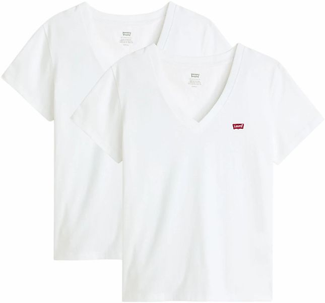 Levis T-Shirt "VNECK TEE 2 PACK" Packung, 2 Stk. günstig online kaufen