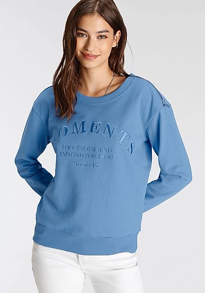 Tamaris Sweatshirt Mit einem Zipper an günstig online kaufen