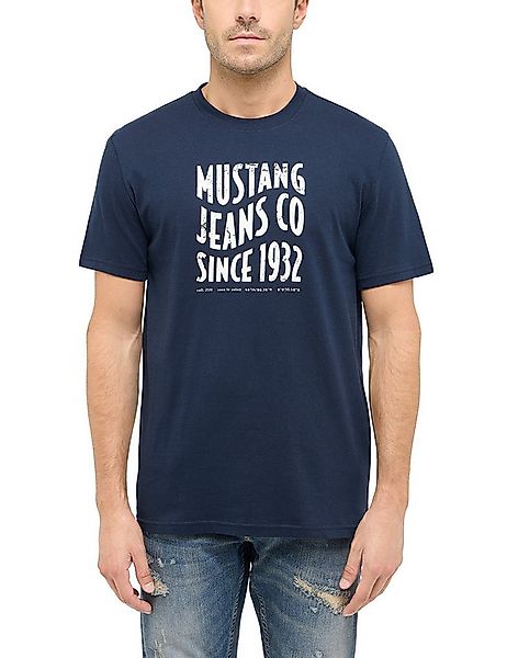 MUSTANG Kurzarmshirt Style Austin mit Logo-Print günstig online kaufen