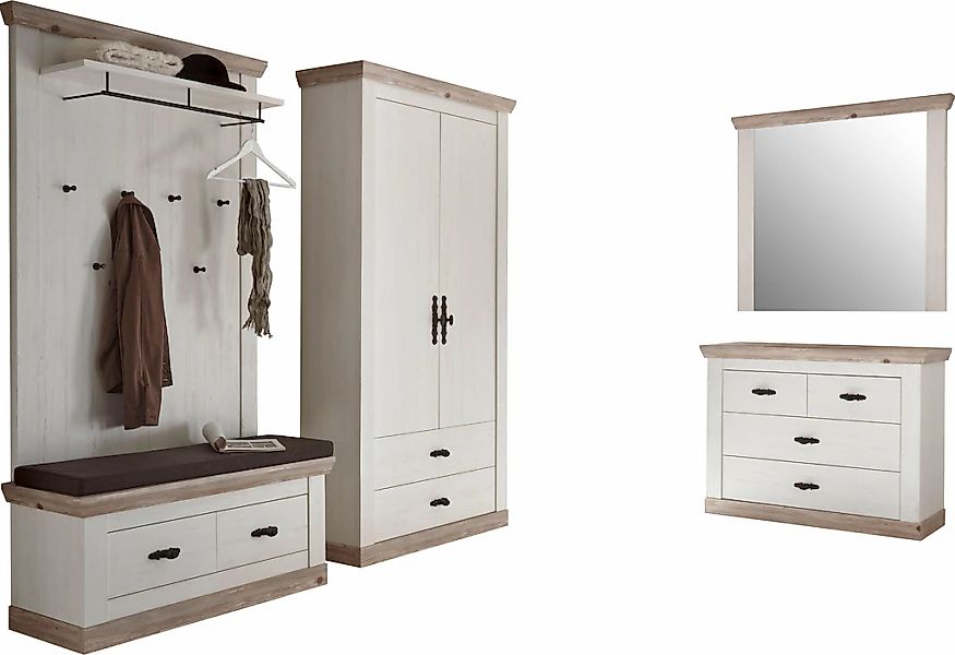 Home affaire Garderoben-Set "Florenz" 4 Stk. tlg. günstig online kaufen