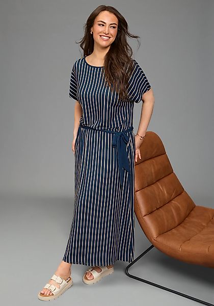 Laura Scott CURVE Maxikleid in modernem Streifen-Design günstig online kaufen