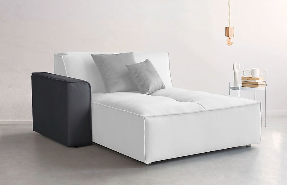 RAUM.ID Sofaelement "Monolid", Armlehne, Bezug in Teddy-Optik günstig online kaufen
