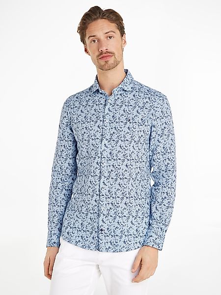 Tommy Hilfiger Langarmhemd CL W-CO/LI DITSY günstig online kaufen