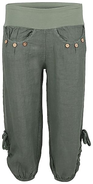 malito more than fashion Caprihose 6302 3/4 Leinenhose günstig online kaufen
