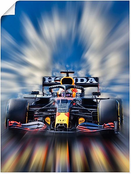 Artland Wandbild "Max Verstappen - Weltmeister der Formel1" Auto 1 Stk. tlg günstig online kaufen