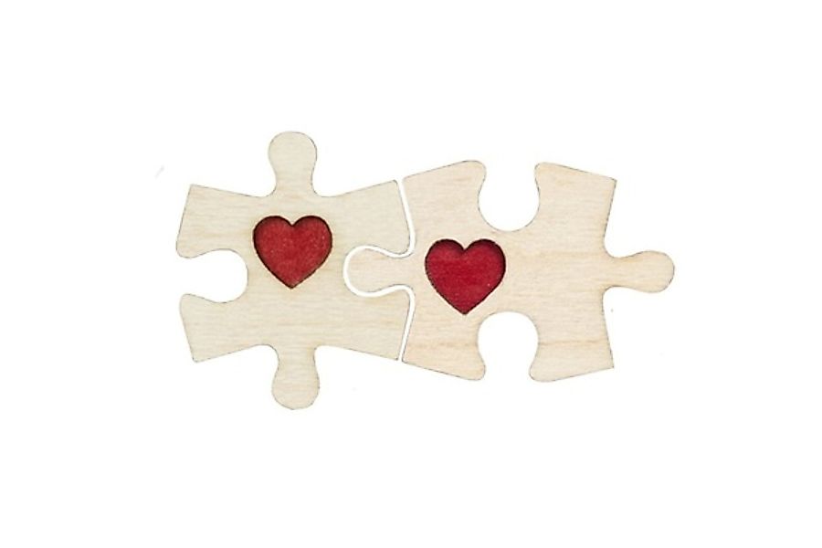 Broschen Aus Holz Für Paare | Mode Schmuck | Puzzle günstig online kaufen