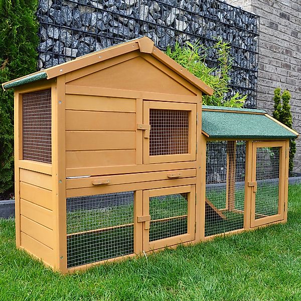 Zooprinz Kleintierstall Villa mit Auslauf 147x85x53 günstig online kaufen