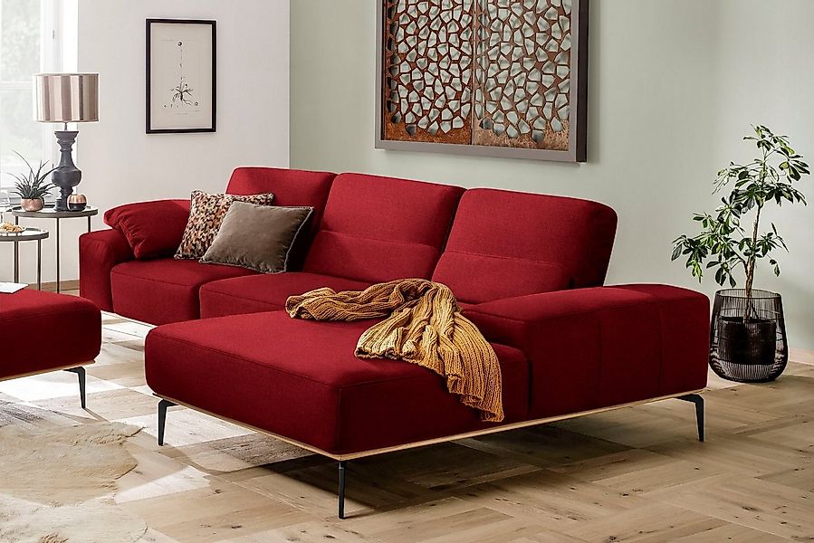 W.SCHILLIG Ecksofa run, Designsofa mit tollem Sitzkomfort, bequem, L-Form, günstig online kaufen